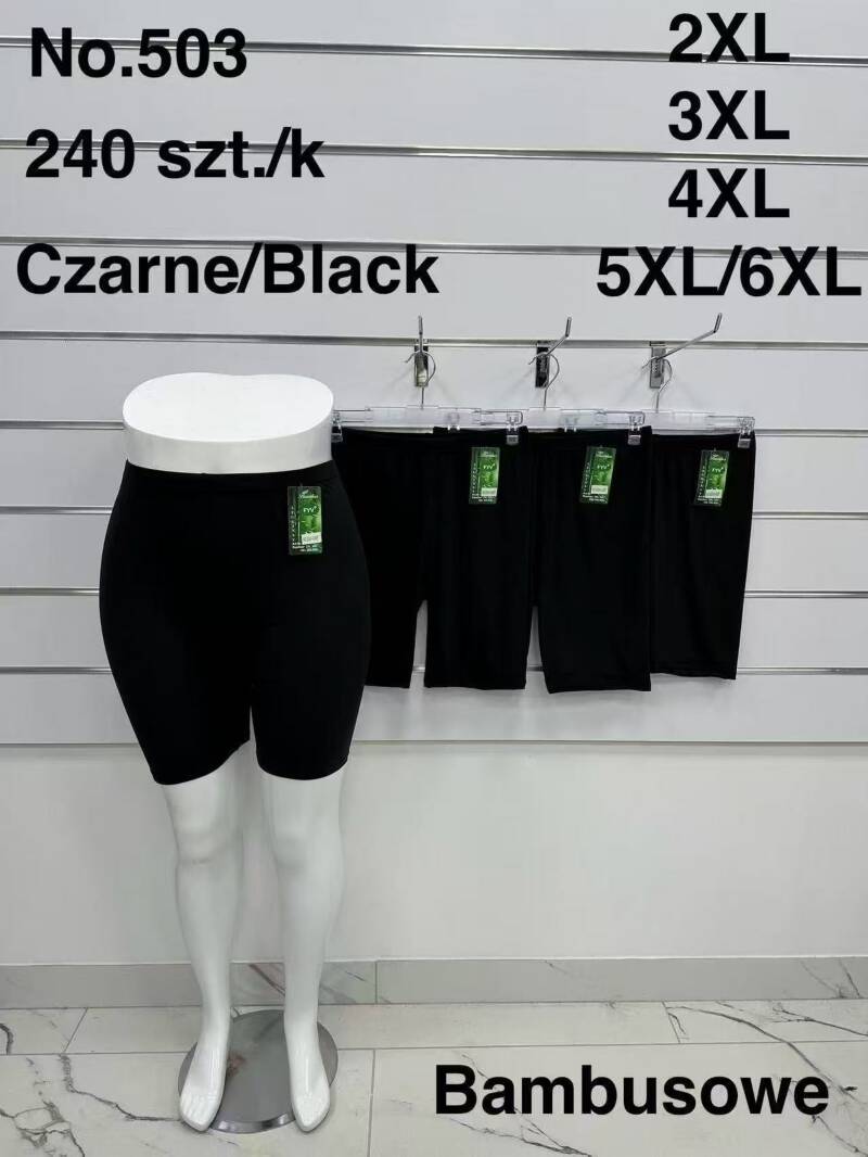 Leginsy damskie Roz 2XL-6XL, 1 kolor Paczka 10 szt